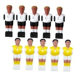 10pcs Table Statue Men Dynamo Parts Toys Figures Athletes Man Player Soccer Resin Foosball Machine Accessories Tabletop Fun Accessory Game For Football Desktop Dolls