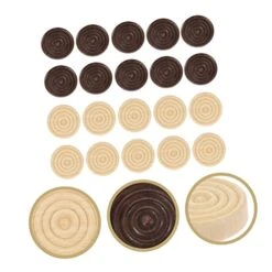 Abaodam 384 Pcs Chess Accessories Flying Toy Vintage Toys Woody Toy Round Backgammon Chess Board Game Table Chips Toe Game Chess Backgammon Chess Chessman Toy Backgammon Round Chessman -BEYBLADE Sale Store 41Vw6CP8uqL