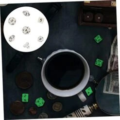 Ibasenice 28 Pcs Luminous Dice Plastic Outdoor Playsets Desktop Toys Six Sided Dice Role Play Toys For Kids Dice Party Favors Metal Dice Small Dice Prop Dice Game Prop Small Dices Box -BEYBLADE Sale Store 41WM3f3i3CL