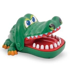 DITOYS Crocky Attack Bite Game Toy | Plastic Interactive Crocodile Teeth Toys For Kids | Crocodile Finger Bite Game | 2-4 Player Games In Spanish