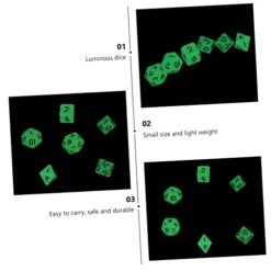Ibasenice 28 Pcs Luminous Dice Plastic Outdoor Playsets Desktop Toys Six Sided Dice Role Play Toys For Kids Dice Party Favors Metal Dice Small Dice Prop Dice Game Prop Small Dices Box -BEYBLADE Sale Store 41XZKfW4FsL