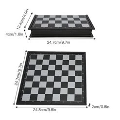 24.7x24.8 Foldable Checker Backgammon Board Game Set,plplaaoo 3 In 1 Magnetic Chess Board Set, Wooden Chess Board, Jaeraph Chess Sets, Educational Toys For Kids And Adults -BEYBLADE Sale Store 41Yexea50qL