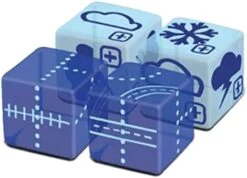 Horrible Guild Railroad Ink: Deep Blue Edition - Roll Dice And Draw Railways And Routes, 7 Rounds To Expand Your Rail Map - Expansion Dice Included Ages 8 & Up (Packaging May Vary) -BEYBLADE Sale Store 41YutkBYybL. AC