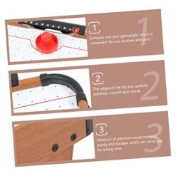 Kisangel 1pc Ice Hockey Table Hockey Toys Mini Toy Toys For Kids Boys Creative Ice Hockey Toy Board Game Toy Party Tabletop Toy Air Puck Plastic Child White Wooden Toys -BEYBLADE Sale Store 41ayph33oYL