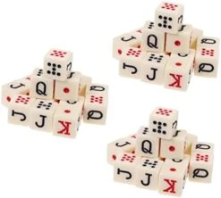 SAFIGLE Alphabet Toys 45 Pcs Poker Dice Liars Dice Game Dice Props Party Supplies Birthday Party Games Portable Chipset Acrylic Interesting Dice Set Liars Poker -BEYBLADE Sale Store 41b4eMmrjtL. AC