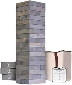 GoSports 5 Ft Giant Wooden Toppling Tower - Includes Bonus Rules With Gameboard - Choose Your Style -BEYBLADE Sale Store 41bkEIb56L. AC