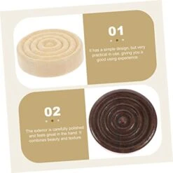 Abaodam 384 Pcs Chess Accessories Flying Toy Vintage Toys Woody Toy Round Backgammon Chess Board Game Table Chips Toe Game Chess Backgammon Chess Chessman Toy Backgammon Round Chessman -BEYBLADE Sale Store 41c722wkHaL