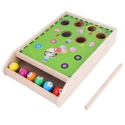 Billiards Pool Table Game Set ParentChild Interaction Game Mini Billiards Toy, Wooden Children Desktop