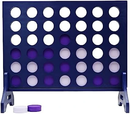 Tailgating Pros Premium Navy Giant Four In A Row With Carrying Case - Jumbo Oversized Outdoor Yard Game - Connect Multiple Pucks In A Row To Win - Many Puck Colors Available! 13 Tailgating Pros Premium Navy Giant Four In A Row With Carrying Case - Jumbo Oversized Outdoor Yard Game - Connect Multiple Pucks In A Row To Win - Many Puck Colors Available! - Image 11