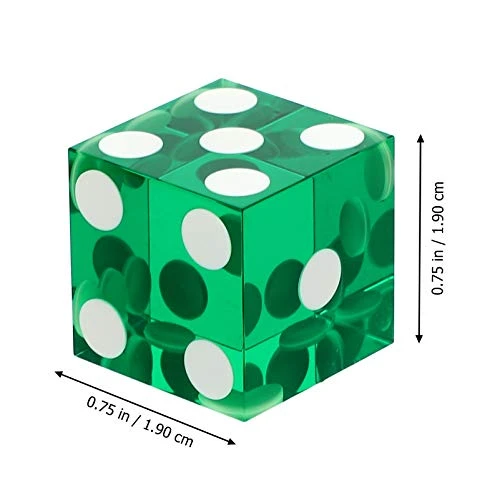 FOMIYES Mini Toys Liars Dice Educational 4Pcs Precision Acrylic Dices 19mm Casino Craps Dice With Razor Edges And Corners Entertainment Dies Set Game Pieces For RPG Poker Cars Suit Car Toys 8 FOMIYES Mini Toys Liars Dice Educational 4Pcs Precision Acrylic Dices 19mm Casino Craps Dice With Razor Edges And Corners Entertainment Dies Set Game Pieces For RPG Poker Cars Suit Car Toys - Image 6