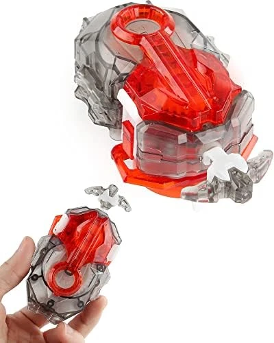Desamvap Bey Battling Tops Burst Power Custom Sword Launcher, B-200 Xiphoid Xcalibur Bey Launcher LR Left Right Spin DB Layer System Compatible With All Bey Burst Series (Red) 9 Desamvap Bey Battling Tops Burst Power Custom Sword Launcher, B-200 Xiphoid Xcalibur Bey Launcher LR Left Right Spin DB Layer System Compatible With All Bey Burst Series (Red) - Image 7