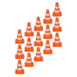 CANIGHT Toys 126pcs Soccer Cones Capture Practice Educational Flag Traffic Agility Roadblock Signs Reflective Day Simulation Training Prop Play Miniature Cones, Car Gadgets -BEYBLADE Sale Store 41fjkFElQmL