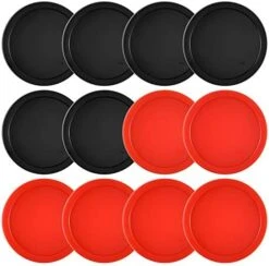 Coopay 12 Pieces Home Air Hockey Pucks 2.5 Inch Heavy Replacement Pucks For Game Tables Equipment Accessories, 12 Grams -BEYBLADE Sale Store 41hKHSCabeL. AC
