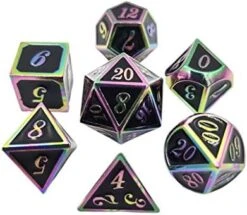 Dsxnklnd 7 Pcs/Set Metal Solid Aluminum Dices Set Number Vintage Dial Desktop Table Board Game Accessories Toy -BEYBLADE Sale Store 41iEhKAauXL. AC