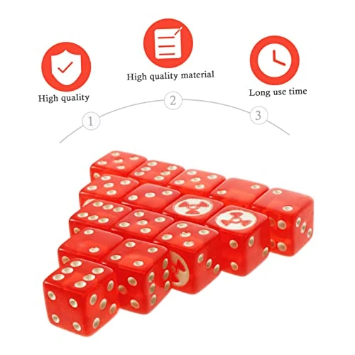 50pcs Nuclear Flag Dice Red Dice Role Playing Dice Desk Top Fan 6 Sided Game Dice Math Dice Game Teaching Dice Dots Dice Entertainment Dices Dice Toy Red Gift Acrylic Desktop 4 50pcs Nuclear Flag Dice Red Dice Role Playing Dice Desk Top Fan 6 Sided Game Dice Math Dice Game Teaching Dice Dots Dice Entertainment Dices Dice Toy Red Gift Acrylic Desktop - Image 2
