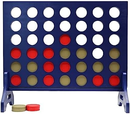 Tailgating Pros Premium Navy Giant Four In A Row With Carrying Case - Jumbo Oversized Outdoor Yard Game - Connect Multiple Pucks In A Row To Win - Many Puck Colors Available! 17 Tailgating Pros Premium Navy Giant Four In A Row With Carrying Case - Jumbo Oversized Outdoor Yard Game - Connect Multiple Pucks In A Row To Win - Many Puck Colors Available! - Image 15