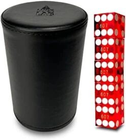 Luck Lab Black Leather Dice Stacking Cup With 5 Serialized Razor Edge 19 Mm Casino Dice - Pro Straight Cup For Stacking And Magic Tricks (Blue Dice) 15 Luck Lab Black Leather Dice Stacking Cup With 5 Serialized Razor Edge 19 Mm Casino Dice - Pro Straight Cup For Stacking And Magic Tricks (Blue Dice) -BEYBLADE Sale Store 41kD4xhBZNL. AC