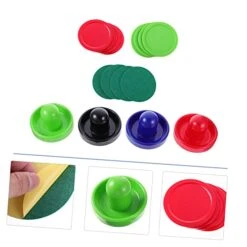 Unomor 2 Sets Color Battle Air Child And Toy Chess Checker Puck Hover Winner Parts Goal Pucks Mixed Pushers For Fast Desktop Game Size Table Board Parent- Lints Sports -BEYBLADE Sale Store 41laoh4dOXL