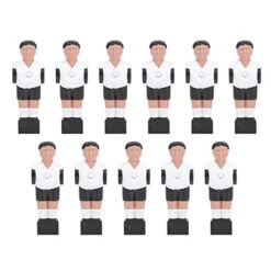 11 Pcs Table Soccer Ball Player Table Foosball Game Mini Player Men Replacement For 1.4m Table Foosball Game Maschine