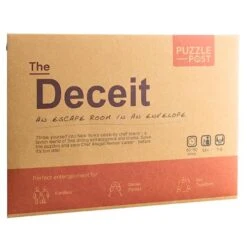 Escape Room Game | Perfect For Games Night At Home | Immersive Puzzle Mystery Game For 1-8 Players | Age 14+ - The Deceit