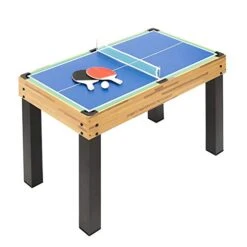 PL Ociotrends Devessport 12-in-1 Multi-Game - Football, Billiard, Push Hockey, Ice Hockey, Ping-Pong, Poker, Dice, Chess, Rings, Horseshoe, Bowling, Includes Leveler - Measurements: 124 X 61 X 81 Cm -BEYBLADE Sale Store 41mmF77e9tL