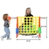 LDDAL SDADI Giant 4 In A Row Yard Connect Game, Basketball Activity Backyard Floor Games For Kids And Adults, 33 Inch Jumbo Games For Outdoor And Indoor Play, Family Fun Game, G4CGYR, Yellow/Red -BEYBLADE Sale Store 41nSpqP2X1L 1