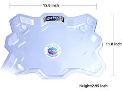 Aimoly Stadium Battle Arena For Beyblade Burst Battling Tops Game (Transparent) -BEYBLADE Sale Store 41nWbyDNFwL