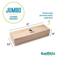Giantville Giant Tumbling Timber Toy + Storage Crate/Platform - 60-Pc Jumbo Wooden Blocks Board/Floor Game For Kids And Adults - Premium Pine Wood, Life Size - Grows To Over 5-feet Tall While Playing 15 Giantville Giant Tumbling Timber Toy + Storage Crate/Platform - 60-Pc Jumbo Wooden Blocks Board/Floor Game For Kids And Adults - Premium Pine Wood, Life Size - Grows To Over 5-feet Tall While Playing -BEYBLADE Sale Store 41oF5FJvr2L