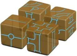 Horrible Guild Railroad Ink: Deep Blue Edition - Roll Dice And Draw Railways And Routes, 7 Rounds To Expand Your Rail Map - Expansion Dice Included Ages 8 & Up (Packaging May Vary) -BEYBLADE Sale Store 41oijCKaufL. AC