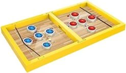 Soccer Gifts Fast Sling Puck Game Plastic Sling Football Shot Board Game Large Table Interaction Speed Track Toy For Party Home Family Parents-Child Boys Girls Adult Yellow -BEYBLADE Sale Store 41okiJykouL. AC