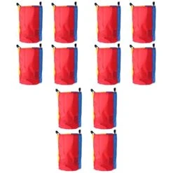 Ibasenice 12 Pcs Entertainment Potato Band Lawn Party Games Easter Day Pouch Pocket Game Jumping Assorted Sack Activity Legged Carnival Outside Race Colored Accessory Outdoor Bags Jump