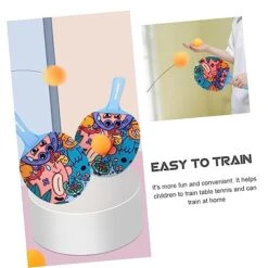 Sosoport 1 Set Table Tennis Trainer Indoor Toys Kids Educational Toys Exercise Accessories Interactive Table Tennis Sports Training Racket Funny Table Tennis Set Pingpang Training Toys Abs -BEYBLADE Sale Store 41perDgr9uL