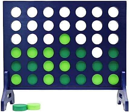Tailgating Pros Premium Navy Giant Four In A Row With Carrying Case - Jumbo Oversized Outdoor Yard Game - Connect Multiple Pucks In A Row To Win - Many Puck Colors Available! 10 Tailgating Pros Premium Navy Giant Four In A Row With Carrying Case - Jumbo Oversized Outdoor Yard Game - Connect Multiple Pucks In A Row To Win - Many Puck Colors Available! - Image 8