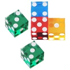 Kisangel RPG Dice RPG Dice RPG Dice 5Pcs 6 Sided Game Dice Set Acrylic Dice Square Dice Role Playing Game Dice Set Resin Dice Games Party Favors Stacking Toy Stacking Toy Stacking Toy