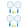 Gadpiparty 2 Sets Sport Tennis Toy Kids Outdoor Playset Developmental Toys Beach Toys For Kids Children Badminton Racket Kids Badminton Set Kids Tennis Toys Plastic Educational Badminton Toys