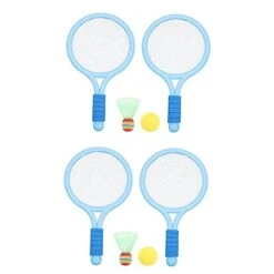 Gadpiparty 2 Sets Sport Tennis Toy Kids Outdoor Playset Developmental Toys Beach Toys For Kids Children Badminton Racket Kids Badminton Set Kids Tennis Toys Plastic Educational Badminton Toys