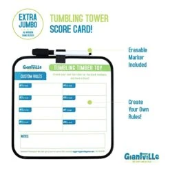 Giantville Giant Tumbling Timber Toy + Storage Crate/Platform - 60-Pc Jumbo Wooden Blocks Board/Floor Game For Kids And Adults - Premium Pine Wood, Life Size - Grows To Over 5-feet Tall While Playing 14 Giantville Giant Tumbling Timber Toy + Storage Crate/Platform - 60-Pc Jumbo Wooden Blocks Board/Floor Game For Kids And Adults - Premium Pine Wood, Life Size - Grows To Over 5-feet Tall While Playing -BEYBLADE Sale Store 41qzkCQqSCL