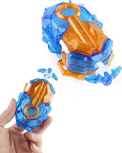 Desamvap Bey Battling Tops Burst Power Custom Sword Launcher, B-200 Xiphoid Xcalibur Bey Launcher LR Left Right Spin DB Layer System Compatible With All Bey Burst Series (Red) 8 Desamvap Bey Battling Tops Burst Power Custom Sword Launcher, B-200 Xiphoid Xcalibur Bey Launcher LR Left Right Spin DB Layer System Compatible With All Bey Burst Series (Red) - Image 6