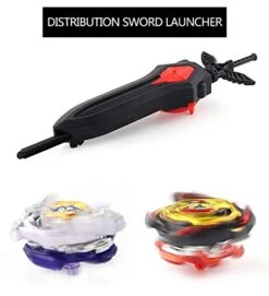Battling Game Tops Metal Fusion Starter Set | Launcher Included | 2Set - Cho-Z Achilles.00DM/Ace Dragon. St. Ch With 4D Launcher Grip Gyro Top Set -BEYBLADE Sale Store 41uCqukuBTL
