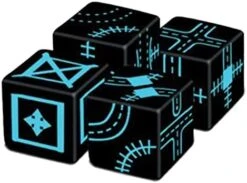 Horrible Guild Railroad Ink: Deep Blue Edition - Roll Dice And Draw Railways And Routes, 7 Rounds To Expand Your Rail Map - Expansion Dice Included Ages 8 & Up (Packaging May Vary) -BEYBLADE Sale Store 41xydji39XL. AC