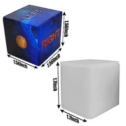 Resin Dice Molds + Chips Silicone Molds For Epoxy，Left Right Center Dice Game Resin Molds，Chips And 3D Dice Resin Silicone Molds Set，LCR Game Dice Chips Mold Kit，Handmade Craft Tool Game Lovers Gifts -BEYBLADE Sale Store 41zKTAZUdxL