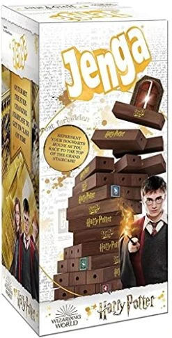 USAopoly Jenga: Harry Potter Edition | Ages 6+ | For 1 Or More Players | 1 Set