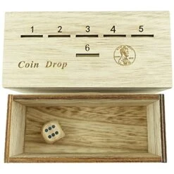 YIPPLE Coin Drop - Dice Games For Families With Pennies For 2-6 Players, Penny Game Wood Box -BEYBLADE Sale Store 5112cGS0vCL