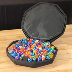 GeekOn XL Dice Case With Foam Padding And Nesting Velvet Dice Tray For Board Games And RPGs - Holds Up To 300 Dice! -BEYBLADE Sale Store 511Fh38chlL