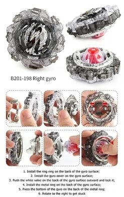 JIMI Bey Stadium Blade Battling Top Battle Set, 8 Burst Tops 3 Launchers 1 Bey Arena Combat Game, Toy Gift For Kids Boys Ages 6+, Red -BEYBLADE Sale Store 511w7JgNn7L