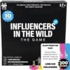 Influencers In The Wild Board Game - 2-6 Players - Built By Tank Sinatra & Tank's Good News - Social Media Board Games For Adults, Social Media Merchandise Card Games For Adults