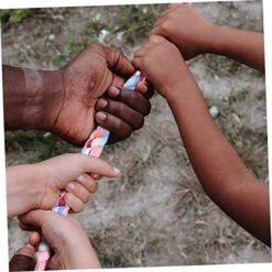 Unomor Tug Of War Rope Tug Of War Rope For Kids Chew Toys Kids Sports Toys Craft Rope Sisal Rope Hanging Clothesline Cloth Pink Colorful Tug Rope Pulling Rope Tug Of War Game Rope Heavy -BEYBLADE Sale Store 512UNft86BL