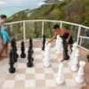MegaChess Giant Oversized Premium Chess Pieces Complete Set With 37 Inch Tall King - Black And White