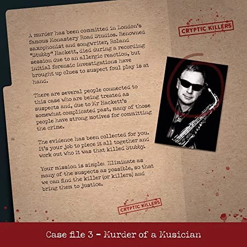 Cryptic Killers Bundle - Unsolved Murder Mystery Game - Cold Case File Investigation - Detective Clues/Evidence - Solve The Crime - Individuals, Date Nights & Party Groups - 3 Pack 6 Cryptic Killers Bundle - Unsolved Murder Mystery Game - Cold Case File Investigation - Detective Clues/Evidence - Solve The Crime - Individuals, Date Nights & Party Groups - 3 Pack - Image 4