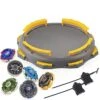 WNSULL Bey Stadium Metal Fusion Set-Battle Game With 1Stadium, 6 Battling Top Toys And 2 Launchers-Toy Gift For Boys Kids Ages 6 7 8 9 10 11 12 Years Old